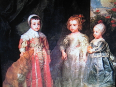 Ritratto dei tre figli maggiori di Carlo I (Torino) by Anthony van Dyck