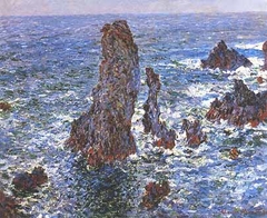 Belle-Île Rocks by Claude Monet