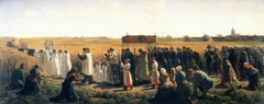 La bénédiction des blés en Artois by Jules Breton