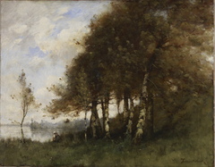 Landscape by Paul Désiré Trouillebert