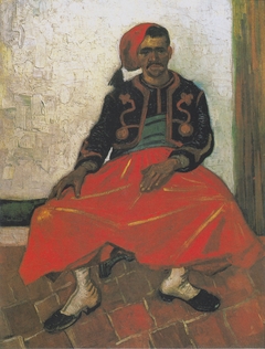 The Zouave, sitting by Vincent van Gogh