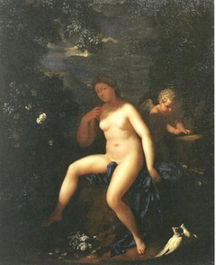 Venus and Amor by Adriaen van der Werff