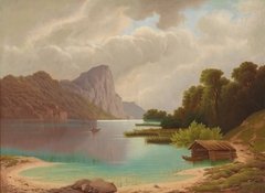 View of the Mondsee by Anton Pick