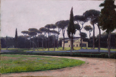 Villa Borghese in Rome by Aleksander Gierymski