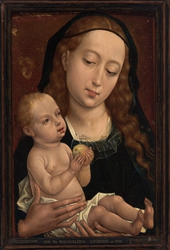 Virgin and Child, Holding an Apple by Master of the Legend of the Magdalen