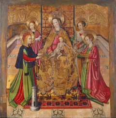 Virgin and Saints by Jaume Huguet