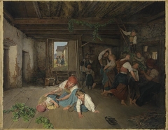 Vorbereitung zum Fest by Ferdinand Georg Waldmüller