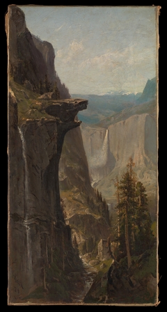 Yosemite Falls, from Glacier Point by William Keith