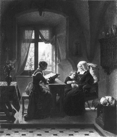 Zondagmorgen by August Friedrich Siegert