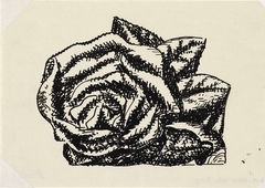 Zonder titel (roos) by Leo Gestel