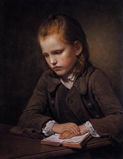 A Boy with a Lesson-book by Jean-Baptiste Greuze