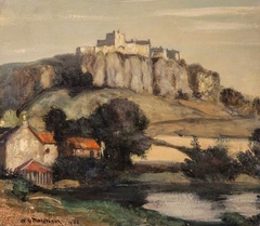 A Castle on a Cliff by William York Macgregor