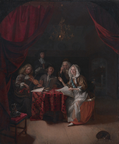 A Family Concert by Godfried Schalcken