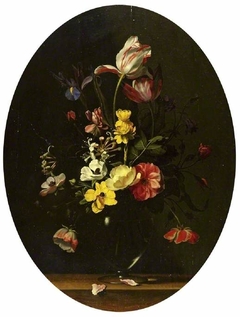 A vase of flowers by Jean-Michel Picart