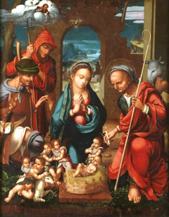 Adoration of the Shepherds by Felipe Pablo de San Leocadio