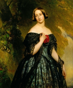 Alexandrine, Duchess of Saxe-Coburg-Gotha (1820-1904) by Franz Xaver Winterhalter