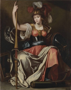 Allegorische Figur des Krieges (Pallas) by Johann Ulrich Loth