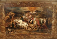 Allegory of Waterloo (sketch) by James Ward