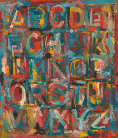 Alphabet by Jasper Johns