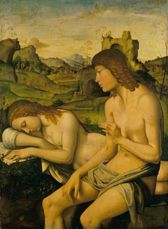 An Idyll: Daphnis and Chloe by Niccolò Pisano