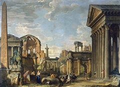 Architectural Capriccio by Giovanni Paolo Panini