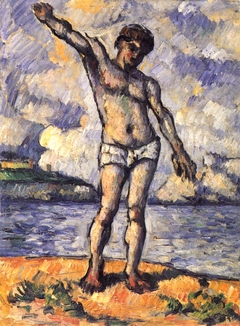 Baigneur aux bras écartés by Paul Cézanne