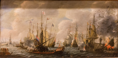 Bataille de Gibraltar by Andries van Eertvelt