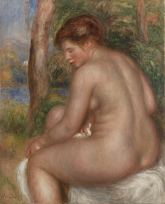 Bather in Three-Quarter View (Baigneuse vue de trois quarts) by Auguste Renoir