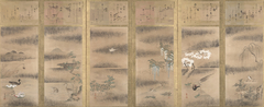 Birds and Flowers of the Twelve Month by Yamamoto Soken