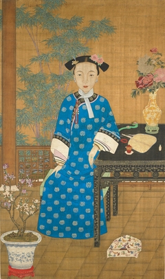 Birthday Portrait of a Young Manchu Lady by Unknown Artist