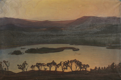 Blick über den Aerransee by Otto Hesselbom