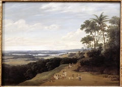 Braziliaans landschap by Frans Post