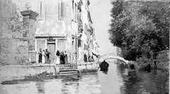 Canal Scene by Francis Hopkinson Smith