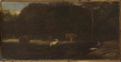 Cattle Grazing in a Wood by Adriaen van de Velde