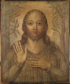 Christ Blessing by William Blake