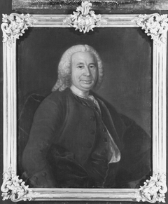 Christian Pettersson, 1692-1758, postdirektör, gift med Anna Elisabeth Lander by Johan Henrik Scheffel