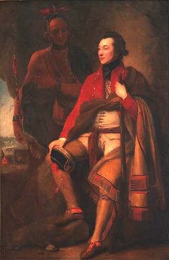 Colonel Guy Johnson and Karonghyontye by Benjamin West