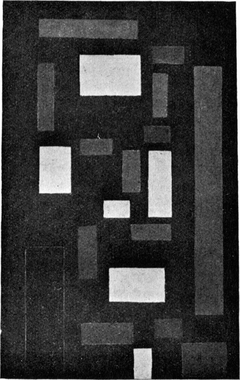 Composition VI (on black fond) by Theo van Doesburg