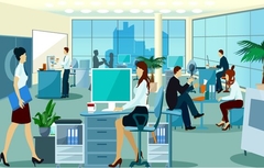 Corporate illustration design by Mary Williams