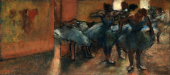 Dancers in the Foyer by Edgar Degas