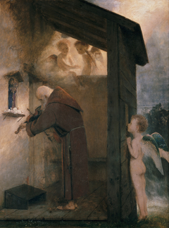 Der Einsiedler by Arnold Böcklin