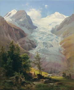 Der Palügletscher by Anton Hansch