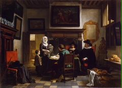 Distribution of Charity in the Alms-House by Hubertus van Hove