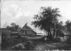 Een Gelders landschap by Jan Hulswit