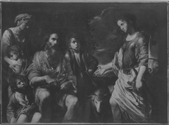 Erminia bei den Hirten by Valentin de Boulogne