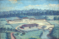 Fazenda em Campinas, 1840 by Henrique Manzo