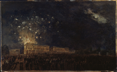 Feu d'artifice tiré à l'occasion de la naissance du Duc de Normandie by Anonymous