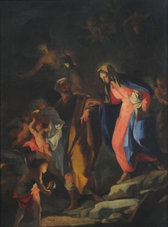 Flight into Egypt by Andrea Pozzo