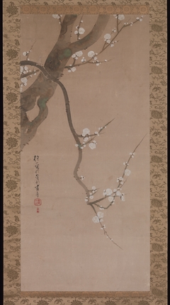 Flowering Plum by Sakai Hoitsu