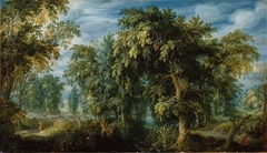 Forest landscape (1622) by Alexander Keirincx